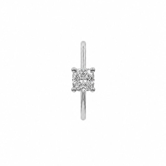 White Gold Solitaire Diamond Ring
