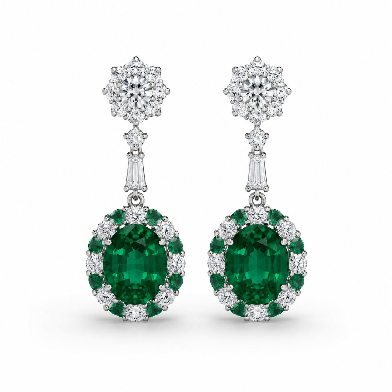 Emerald Drop Earrings