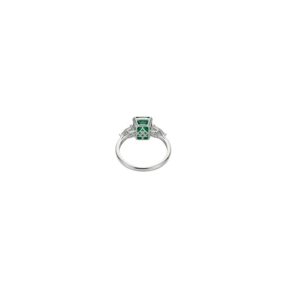 Emerald Trilogy Diamond Ring